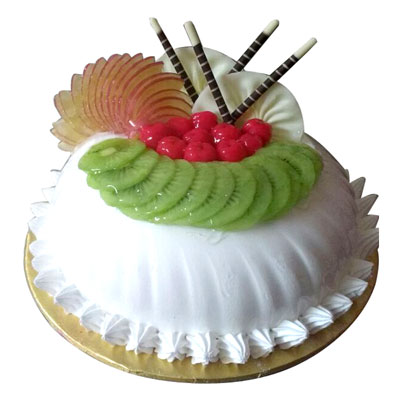 "Round shape White Forest cake - 1kg - Click here to View more details about this Product